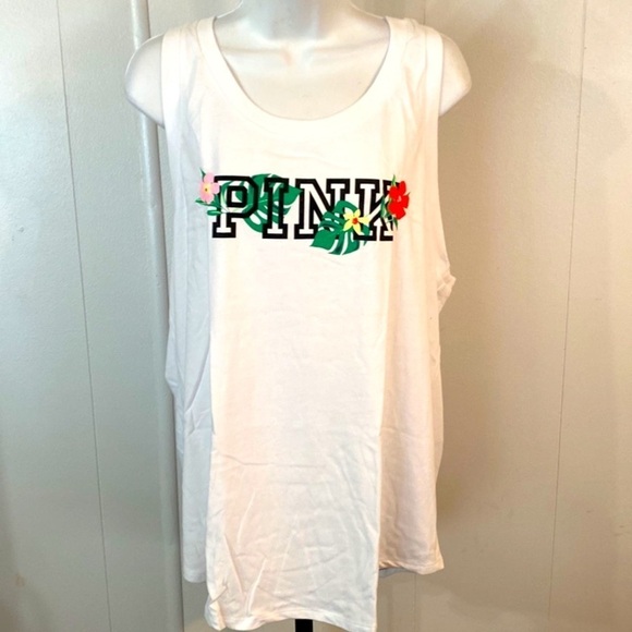 Victoria’s Secret PINK Cut Out Racer Back Tank Top NWT size XL - Picture 4 of 10